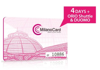 MilanoCard 4days + Orio Shuttle + Duomo Ticket