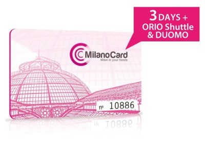 MilanoCard 3days + Orio al Serio Shuttle + Duomo Ticket